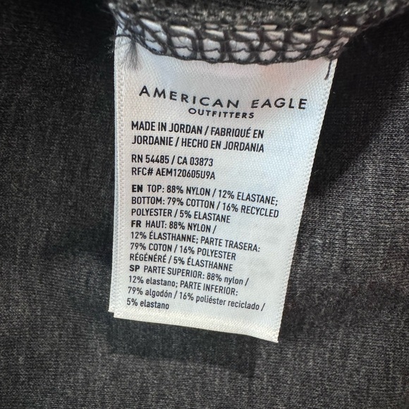 American Eagle Outfitters Charcoal and Black Hoodie - Picture 5 of 5